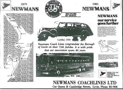 Newmans Coachlines Ltd ad - Resource cover image