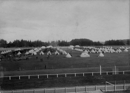 Army Camp at Foxton Racecourse 1916