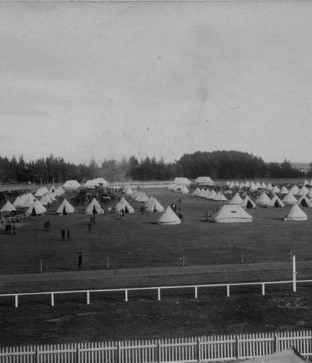 Army Camp at Foxton Racecourse 1916