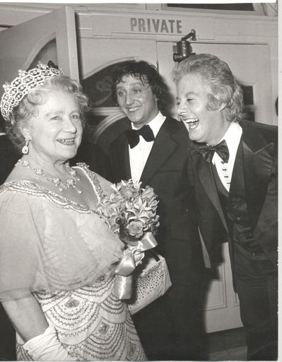 Queen Mother at Palladium Theatre, London, England