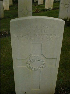 Arthur COLE headstone