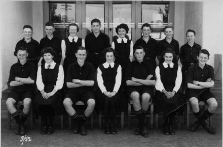 Foxton School, Secondary Class 3 (?), 1952