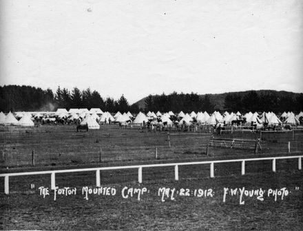 Camp at Foxton Racecourse
