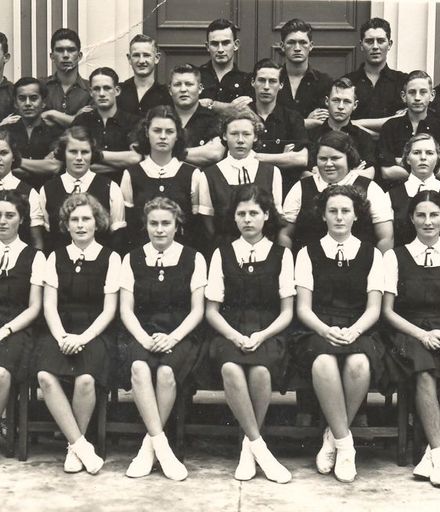 Jean, Horowhenua College? 1941, School photograph.