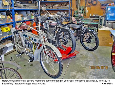 Vintage Motor Cycles restored by Jeff Fox