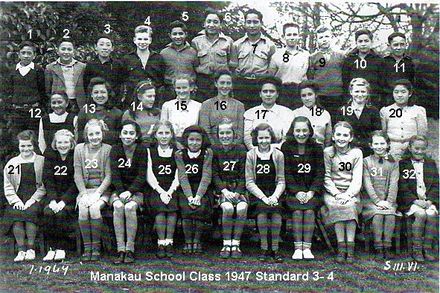 Manakau School Class Photo 1947 standard 3 - 4 - Resource cover image