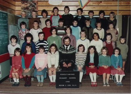 Poroutawhao School Standards 3-4 Class Photo 1983