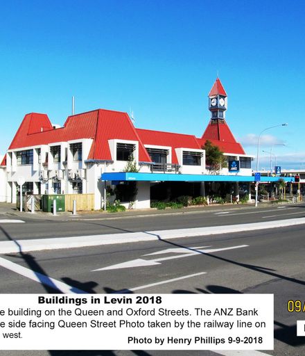 Levin Post Office Building  Oxford St & Queen St Levin 2018