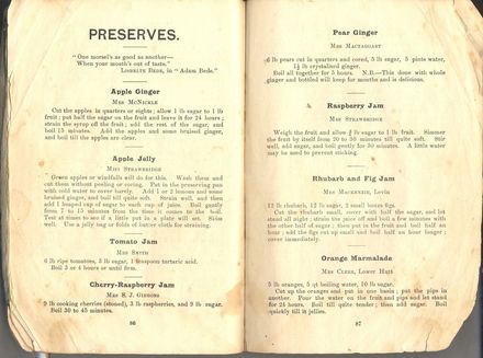 Pages 86 and 87 - Horowhenua Cookery Book