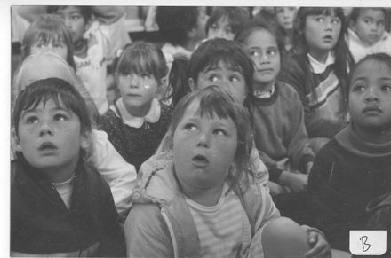 Children sitting on floor in Levin Public Library