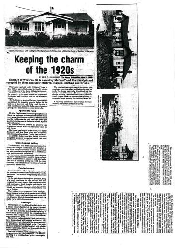 Keeping the charm of the 1920s