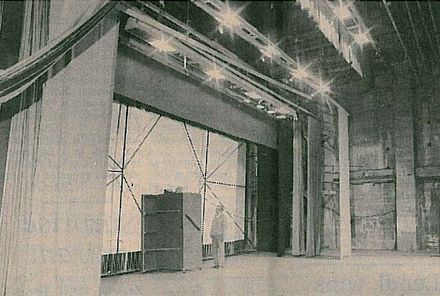 The Regent Theatre, Levin - in front of the stage