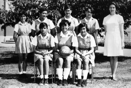 Foxton School Netball Team 1969