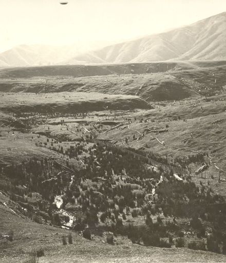 'Natural Terraced' valley with stream