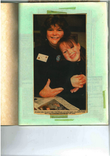 Mrs Hearfield's scrapbook page 1 - Resource cover image