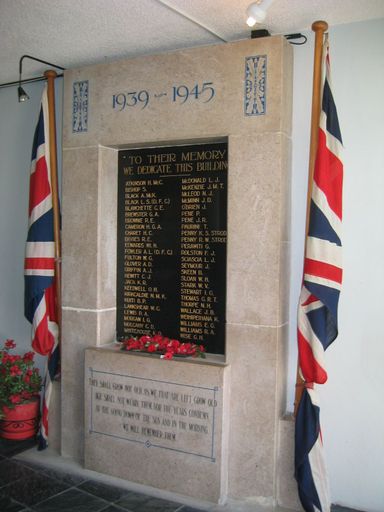 Levin RSA WWII memorial