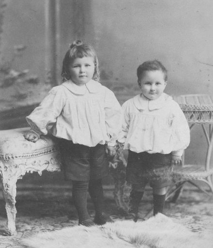 Two Fairweather children (young girl & younger boy)