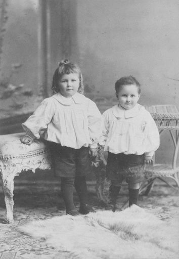 Two Fairweather children (young girl & younger boy)