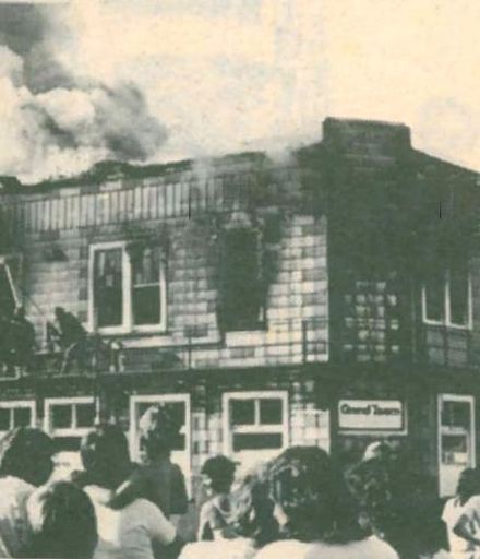 Grand Hotel, Levin during disastrous fire