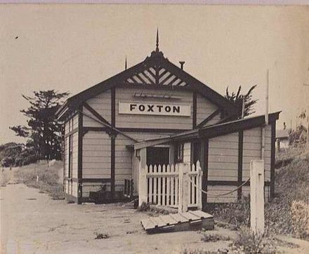 Foxton Railway Station 1949
