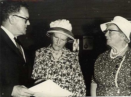 Rev. Dixon, Mrs Offer and Mrs Sutton, 1968