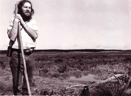 Conservation Dept. document wetland area, 1980's-90's