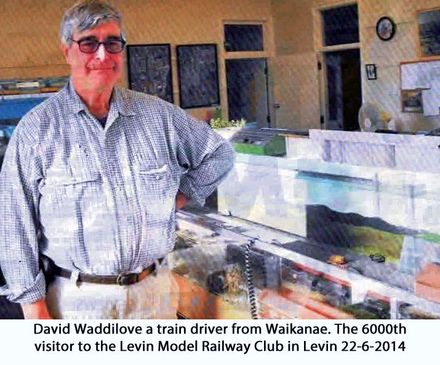 David Waddilove 6000th visitor 22-6-2014