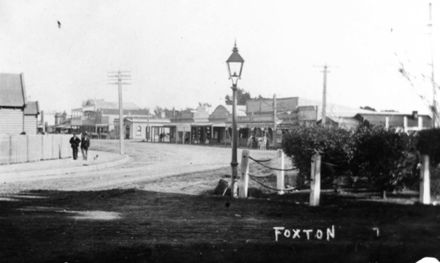 Main Street Triangle, Foxton, c.1910