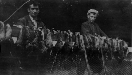 Sunley and Judd Duck Shooters, Tokomaru Stream, c.1930's