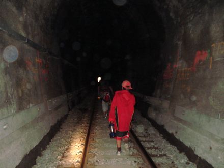 19 Inside the first tunnel