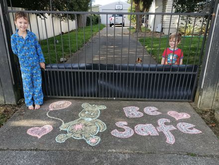 Chalk art - lockdown 2020 - Resource cover image