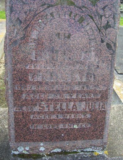 Hinemoa and Stella HASTE's gravestone