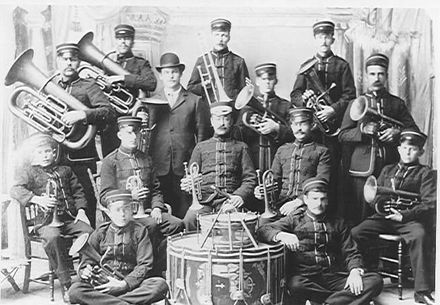 Foxton Brass Band 1909