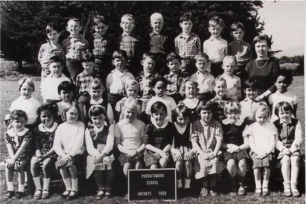 Poroutawhao School Junior Class Photo 1968