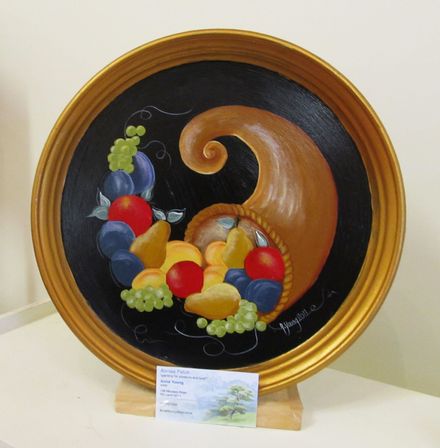 Decorated Plate by Anne Young