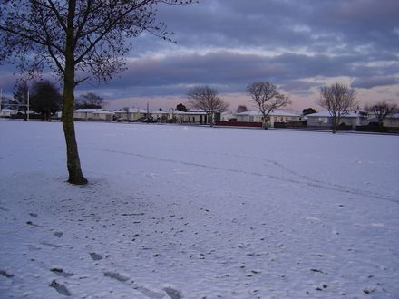Solway Park covered in snow - Resource cover image