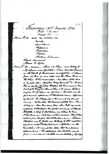 Otaki Maori Land Court Minutebook 2 - 17 March 1874 - Resource cover image