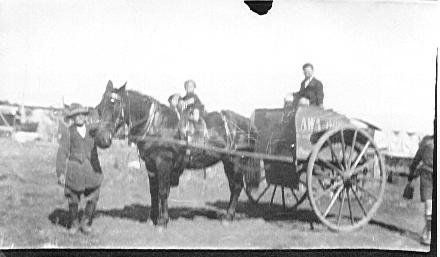 Mr Sorby with the Milk Delivery Cart