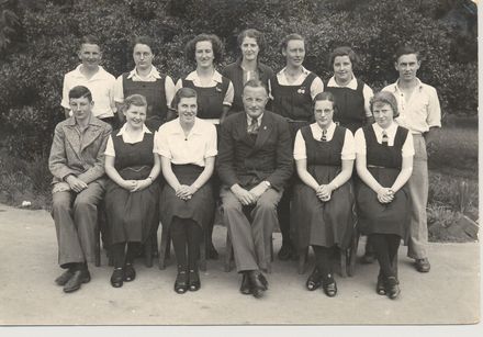 Class photo - Form 5-6, 1936