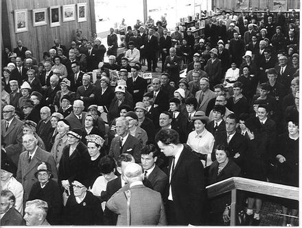 Opening Levin's new library, 1965
