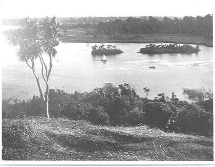 Lake Horowhenua - view of islands