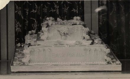 Foxton School Reunion Cake 1954