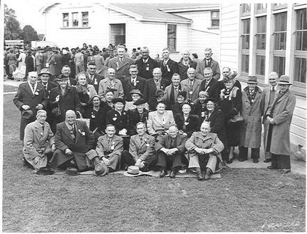 Pupils (1st 10 years) at Ohau School 60th Jubilee, 18/8/51