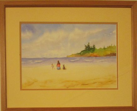 Just We Three by B. Berry Watercolour $130 - Resource cover image