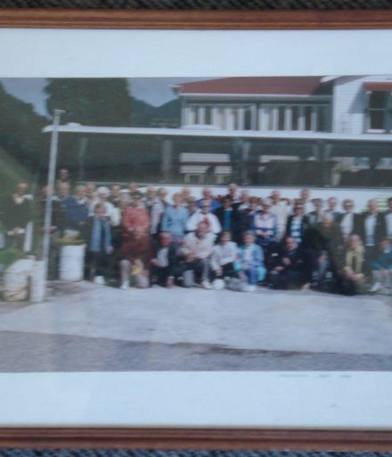 Group in front of a bus 1993.