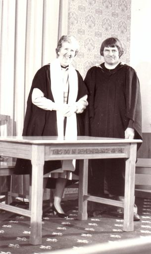 Reverand Ernie Trask withMrs Joan Anderseon, c.1970's (?) - Resource cover image