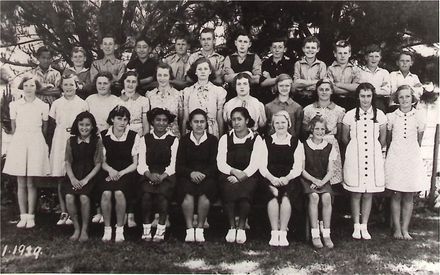 Poroutawhao School Senior Class Photo 1939 - Resource cover image