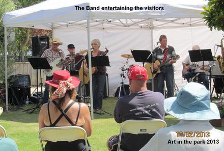 IMG_1996 The Band entertaining the visitors - Resource cover image