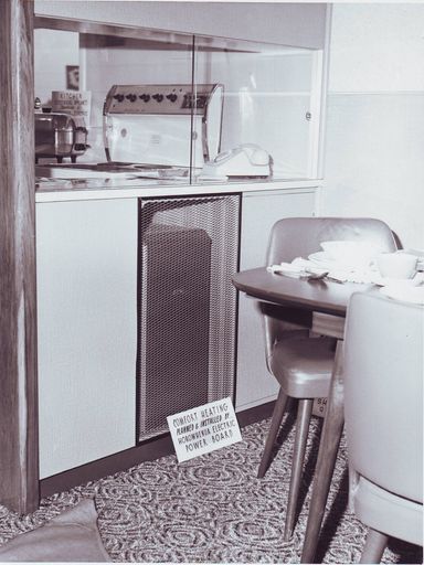 Heating unit in partition, Electricity Exhibition 1972