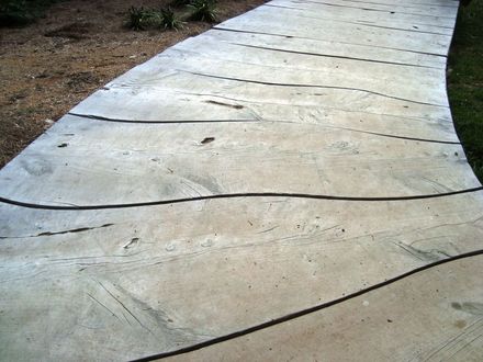 Wooden walkway at Garden 6